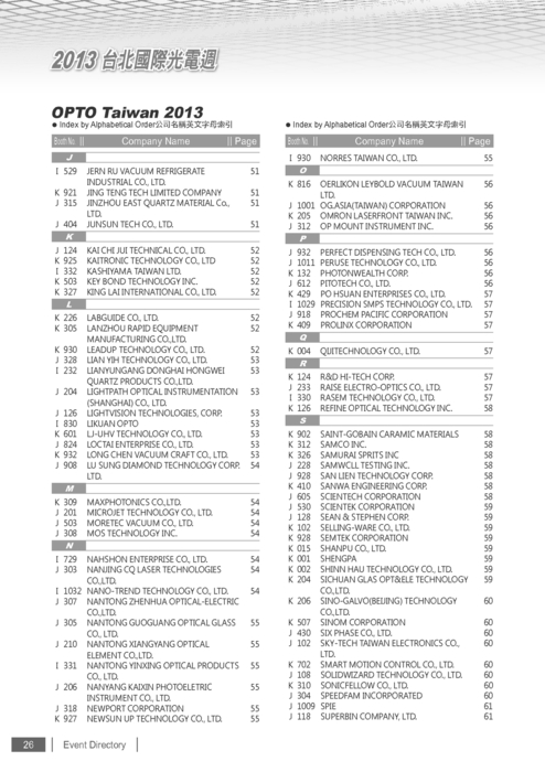 http://www.gogofinder.com.tw/books/pida/3/ 台北國際光電週2012 