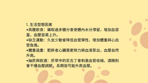 高血壓飲食與生活習慣衛教 (1)