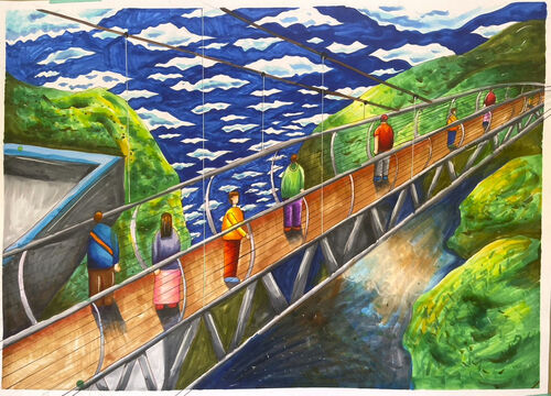 25-c07-洪凡竣-山月情-吊橋心