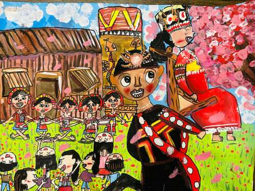 25-d04-陳采沂-新娘坐轎子，部落唱歌跳舞  花樹下的咚咚喜事  花開‧部落大團圓