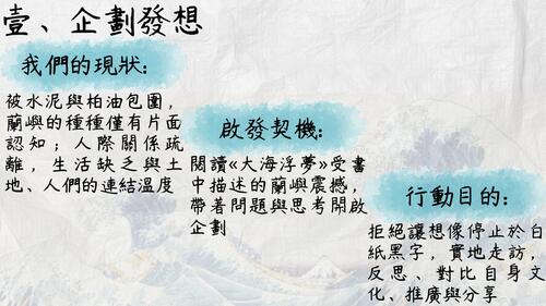 逐浪尋夢 蘭嶼達悟文化與跨族群記憶探尋