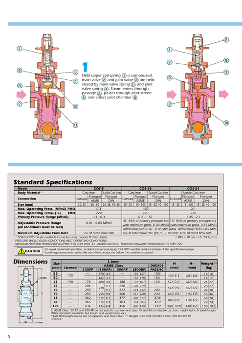 tlv 減壓閥 cospect 彩色型錄 tlv 減壓閥 cospect 彩色型錄
