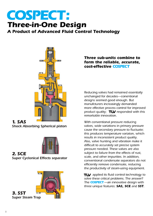 tlv 減壓閥 cospect 彩色型錄 tlv 減壓閥 cospect 彩色型錄