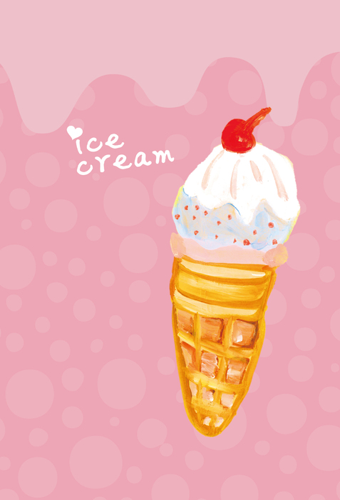 2026年公益筆記本「ice cream」