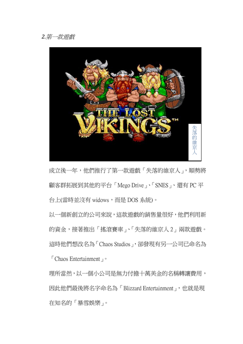 知名美國遊戲公司