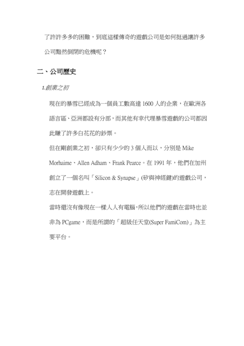 知名美國遊戲公司