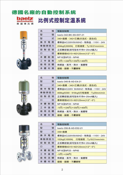 自動控制系統型錄p2