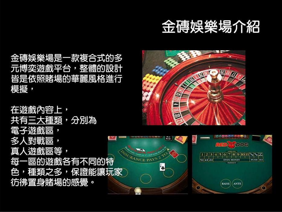 金磚娛樂場簡介 國際級線上休閒博弈娛樂平台 2010.0803_03