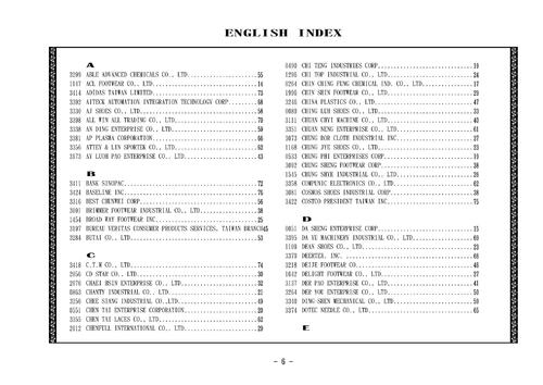 111年製鞋公會名冊