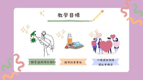 blue purple cute hand drawn group project animated presentation