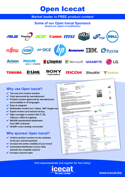 icecat open catalogue for computex 2014 icecat open catalogue for computex 2014
