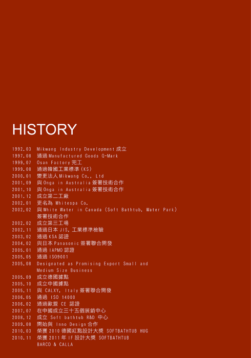發展歷史 發展歷史