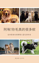 阿啾!真的一堆毛欸。飼養大型犬之前必讀書籍!