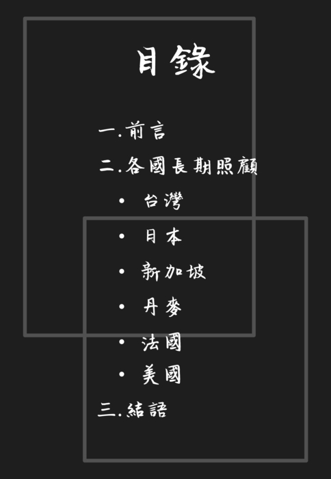 走入長期照顧的世界地圖 3