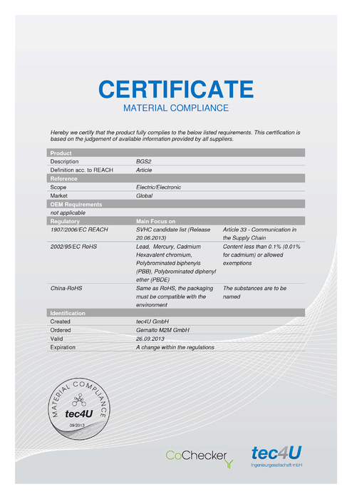 material_compliance_certificate_bgs2_20130926 material_compliance_certificate_bgs2_20130926